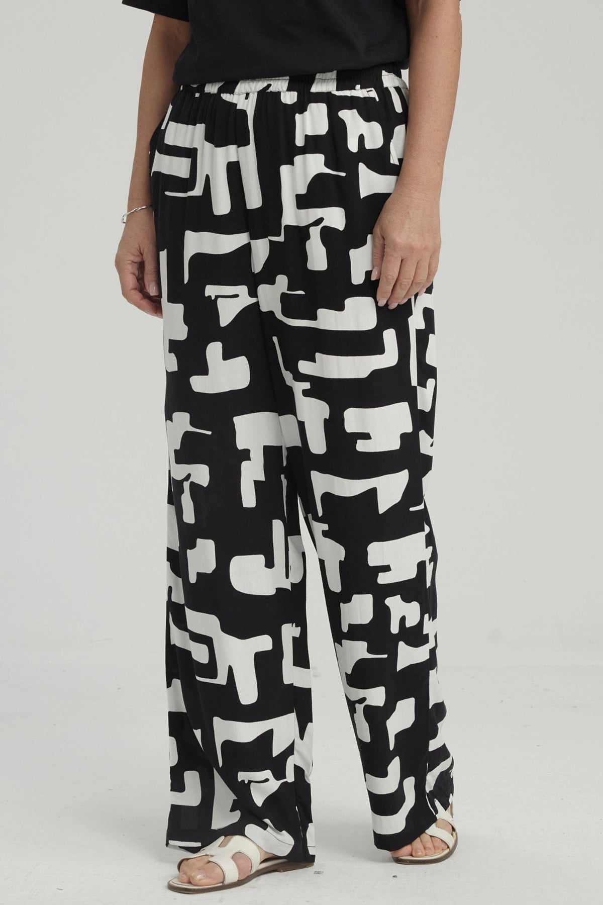 Pantalón Mujer Rapport Negro