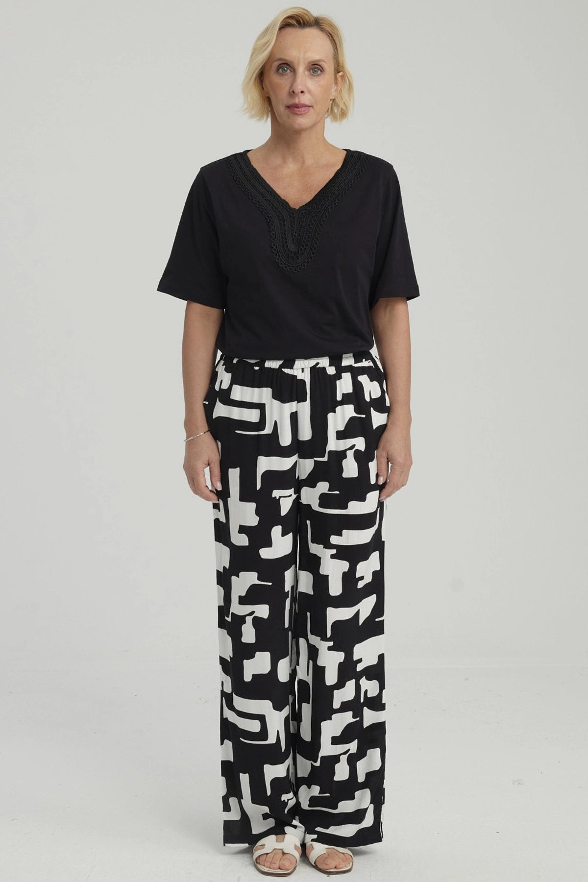 Pantalón Mujer Rapport Negro