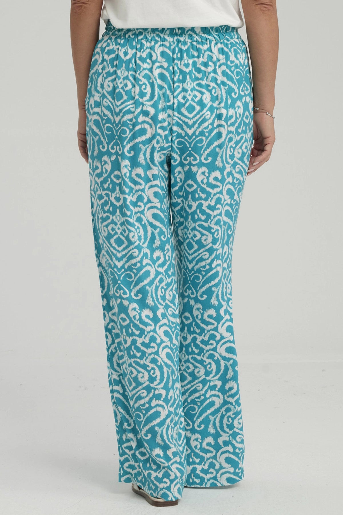 Pantalón Mujer Rapport Turquesa