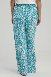 Pantalón Mujer Rapport Turquesa