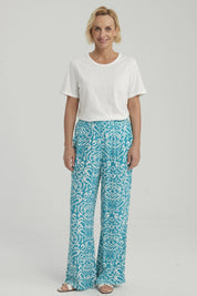Pantalón Mujer Rapport Turquesa