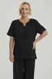 Blusa Mujer Textura Negro