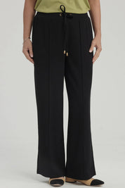 Pantalón Mujer Calce Recto Negro