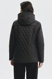 Parka Mujer Con Chiporro Negro