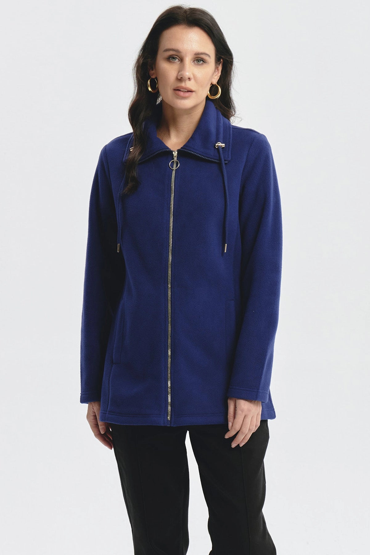 Polar Mujer Básico Azul