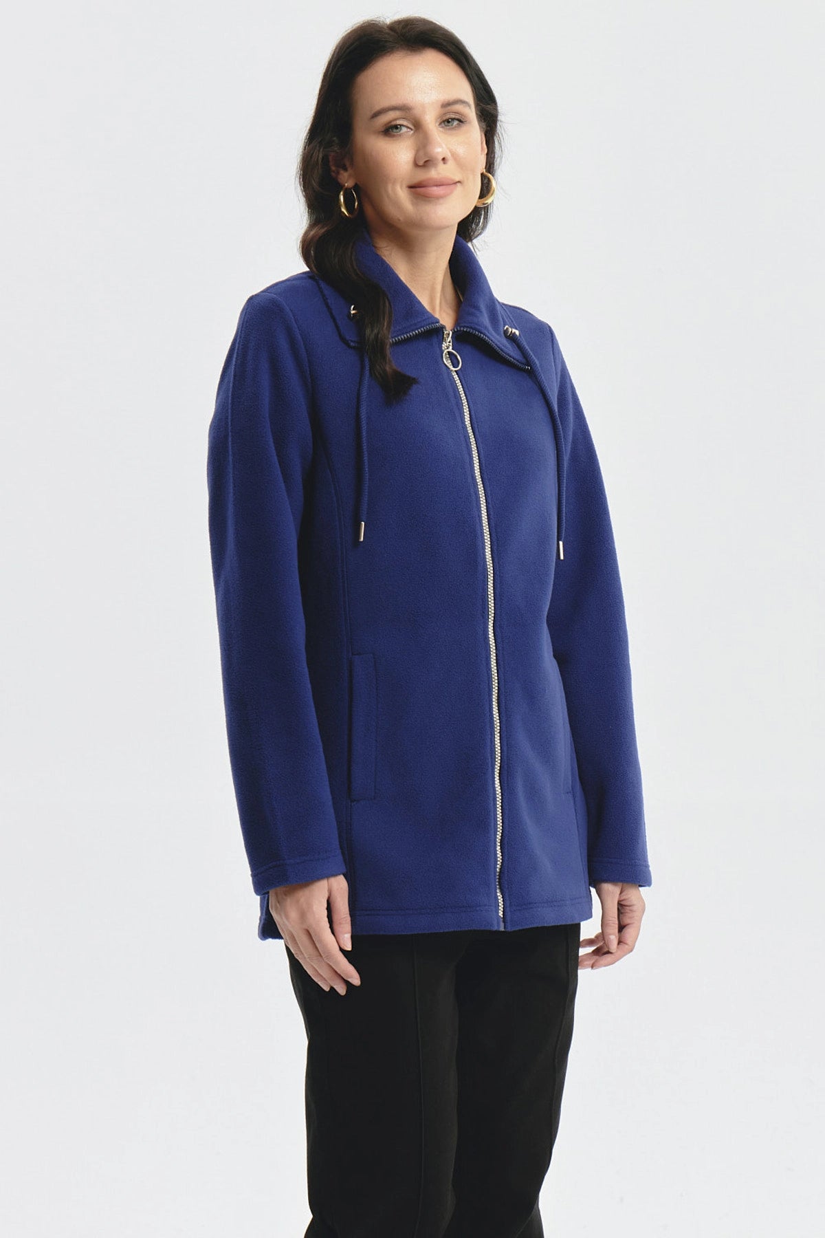 Polar Mujer Básico Azul