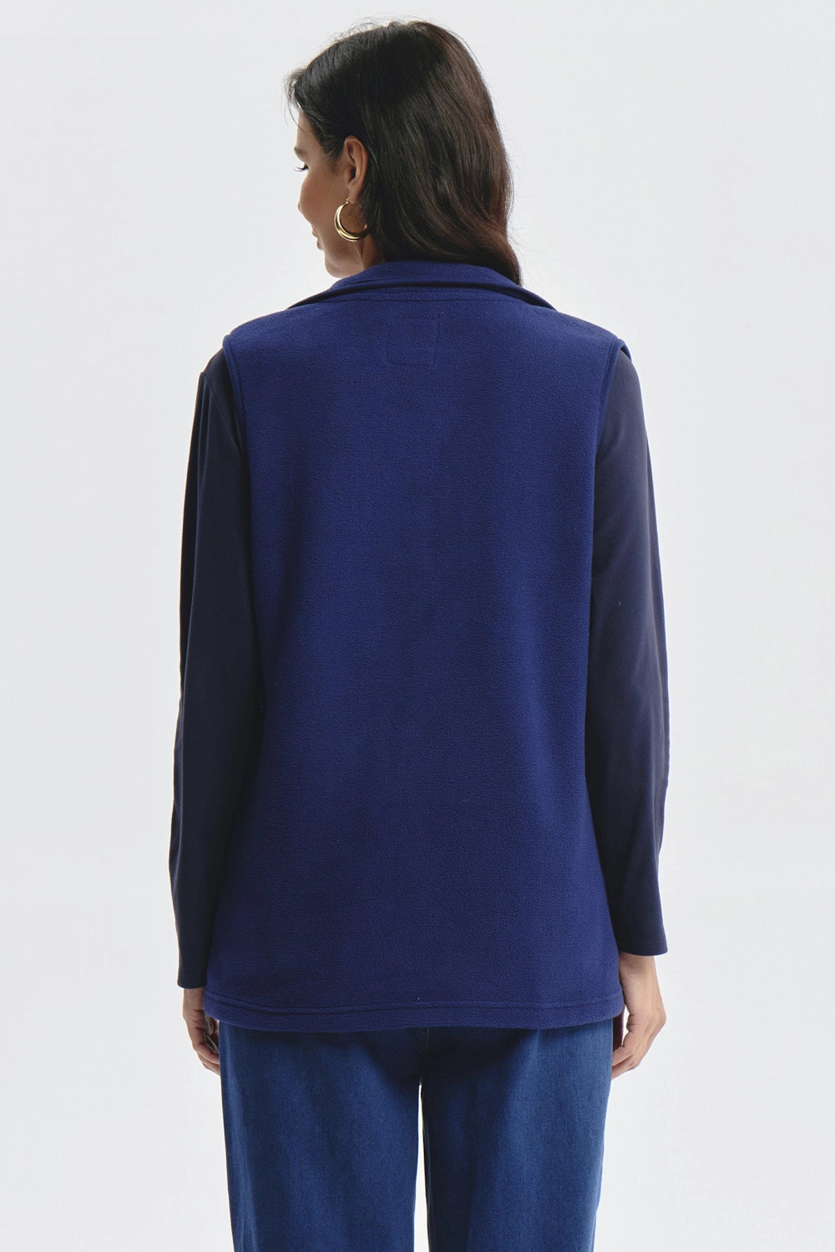 Polar Mujer Básico Azul