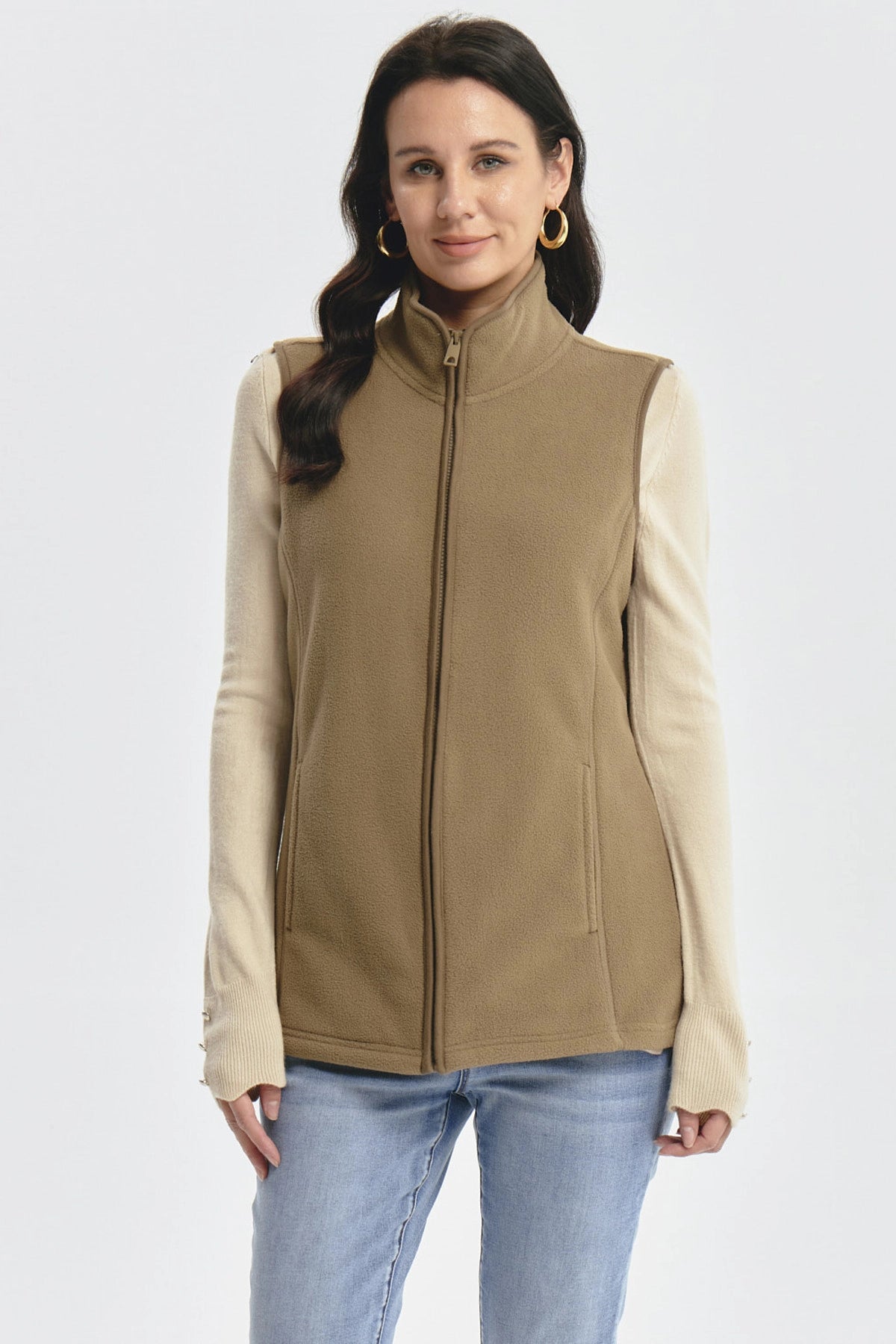 Polar Mujer Básico Verde