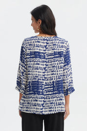 Blusa Mujer Crep Lisa Crudo