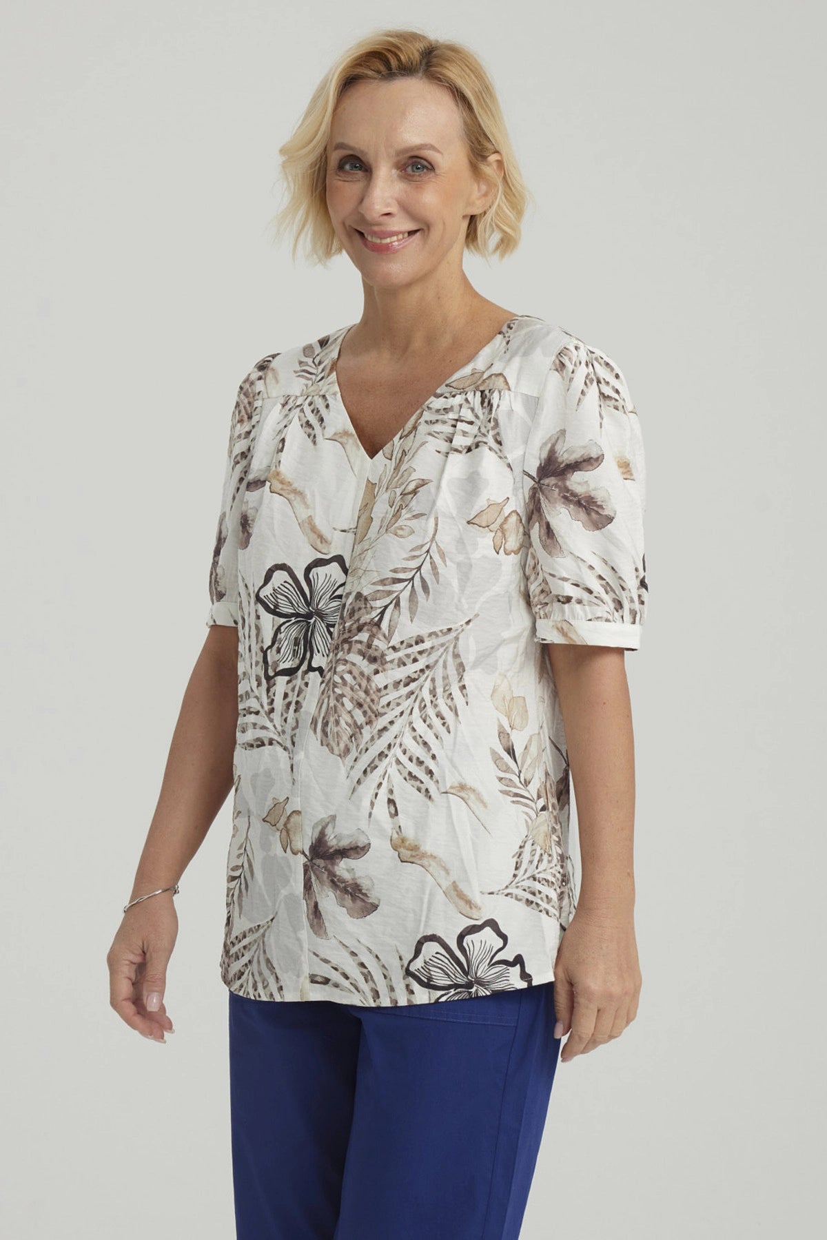 Blusa Mujer Rapport Crudo