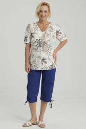 Blusa Mujer Rapport Crudo