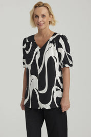 Blusa Mujer Rapport Negro