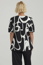 Blusa Mujer Rapport Negro