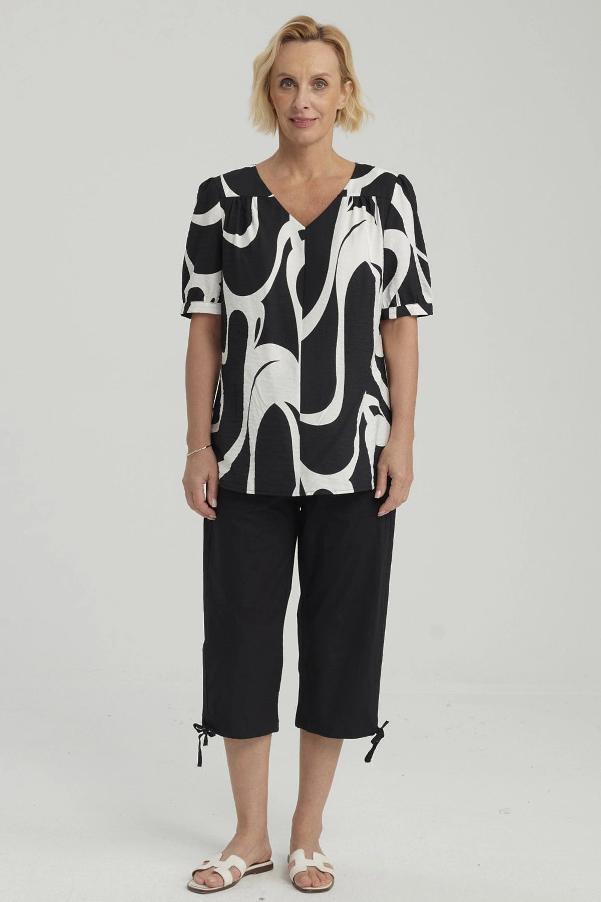 Blusa Mujer Rapport Negro