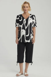 Blusa Mujer Rapport Negro