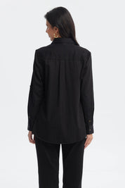 Blusa Mujer Mezclilla Negro