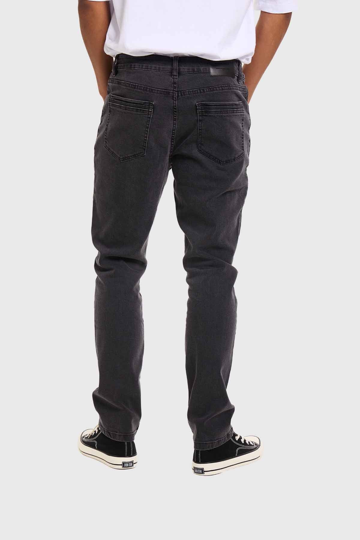 Jeans Hombre Slim Gris