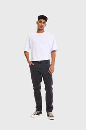 Jeans Hombre Slim Gris