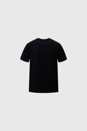 Pack de dos camisetas negras lisas para hombre con cuello redondo y manga corta diseño sencillo y versátil