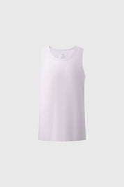 Pack de dos camisetas blancas sin mangas diseño liso para hombre corte clásico algodón y spandex