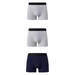 Boxer Hombre Tripack Gris