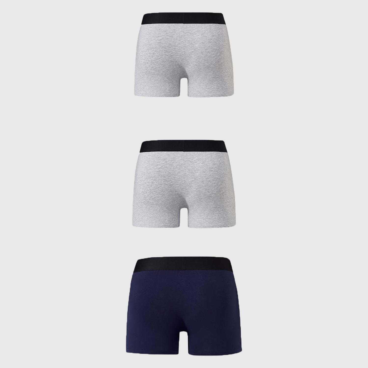 Boxer Hombre Tripack Gris