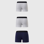 Boxer Hombre Tripack Gris