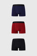 Boxer Hombre Tripack Rojo