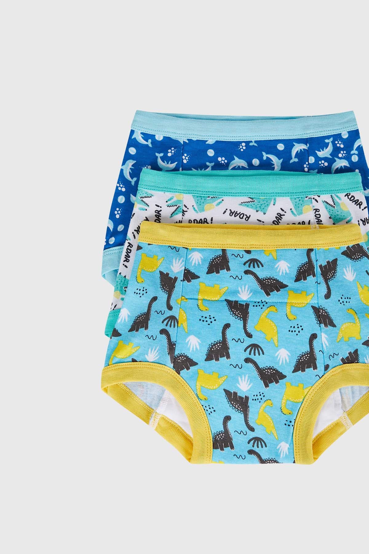 Boxer Niño Tripack Verde