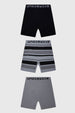 Boxer Hombre Tripack Medio Gris