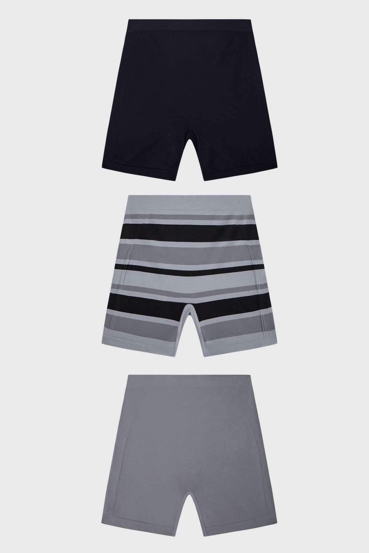 Boxer Hombre Tripack Medio Gris