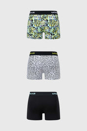 Boxer Hombre Tripack Negro