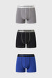Boxer Hombre Tripack Negro