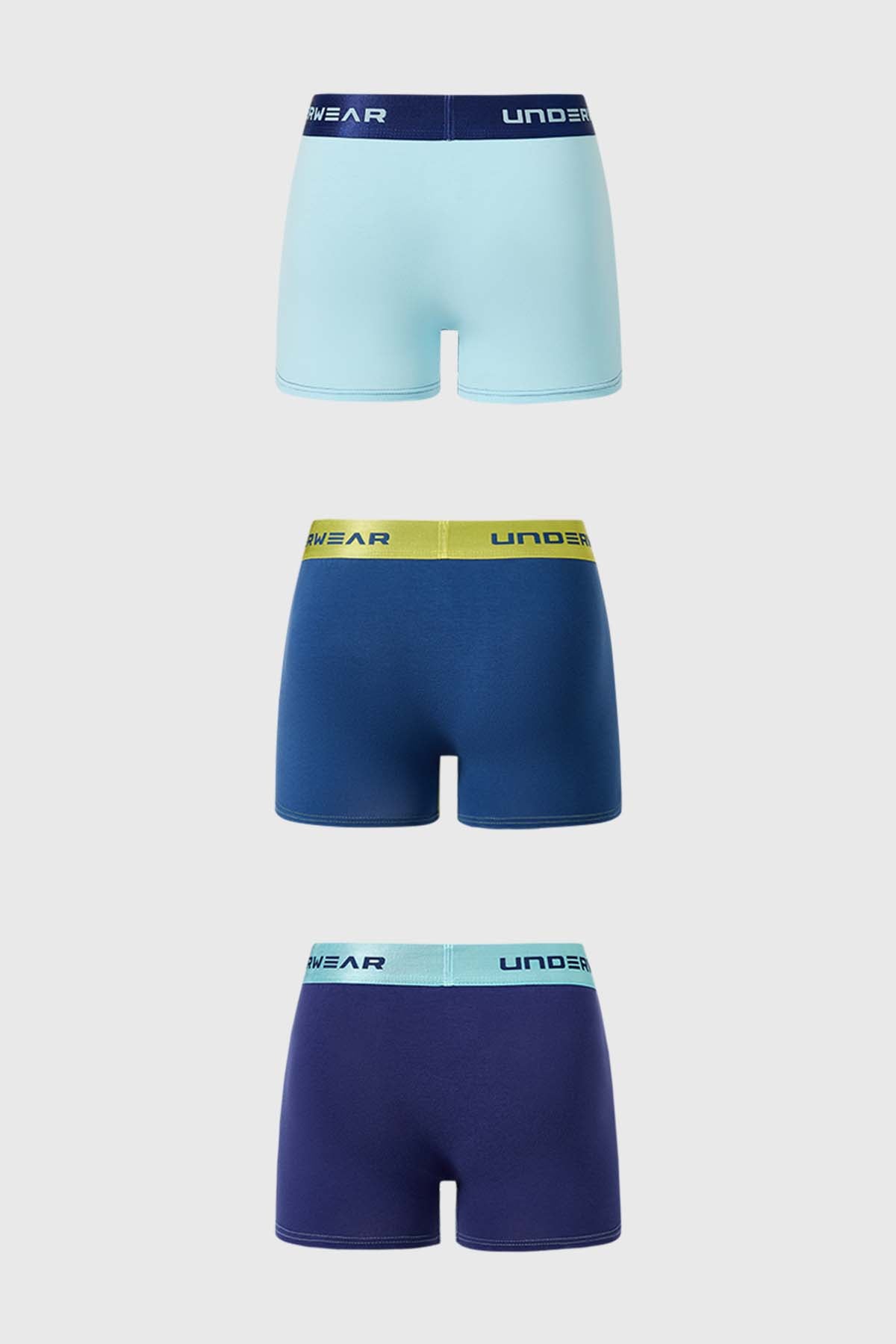 Boxer Hombre Tripack Verde