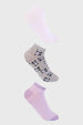 Calceta Deportiva Mujer Tripack Lila