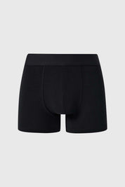 Boxer Hombre Tripack Liso Negro3