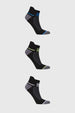 Calceta Deportiva Hombre Tripack Negro