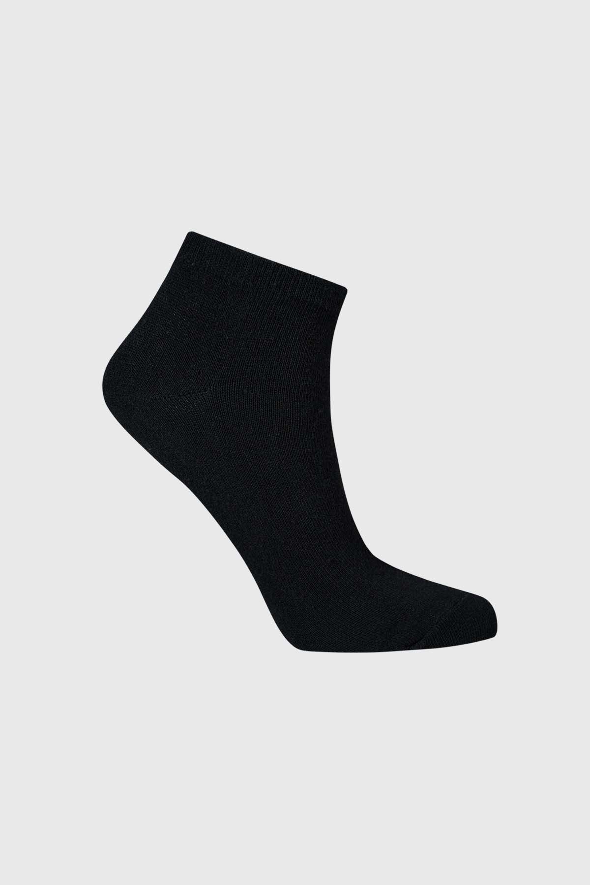 Calceta Deportiva Mujer Tripack Negro