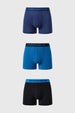 Boxer Hombre Tripack Rapport Negro