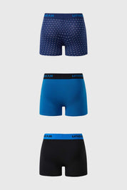 Boxer Hombre Tripack Rapport Negro