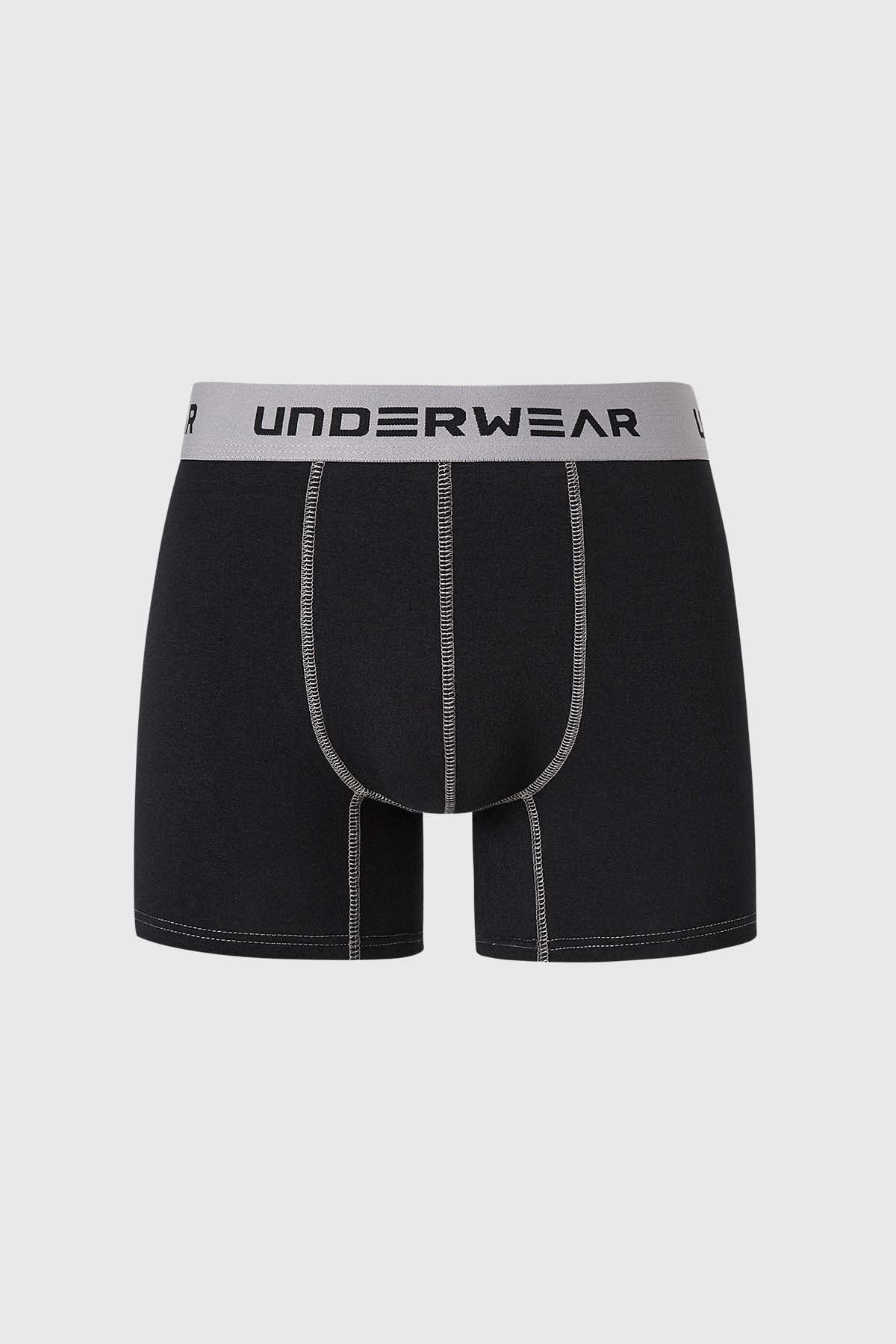 Boxer Hombre Tripack Largo Negro