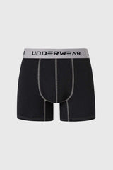 Boxer Hombre Tripack Largo Negro