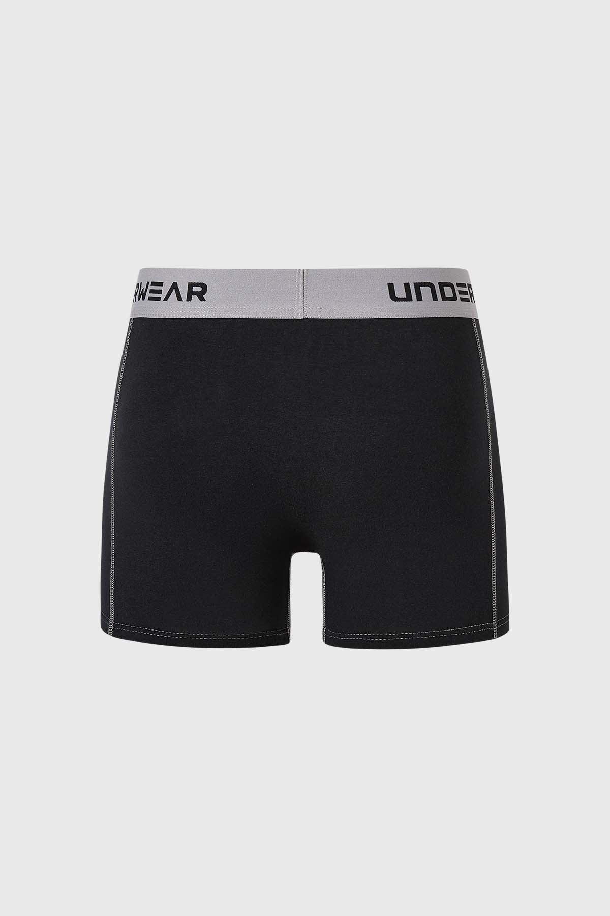 Boxer Hombre Tripack Largo Negro