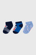 Calceta Deportiva Niño Tripack Azul