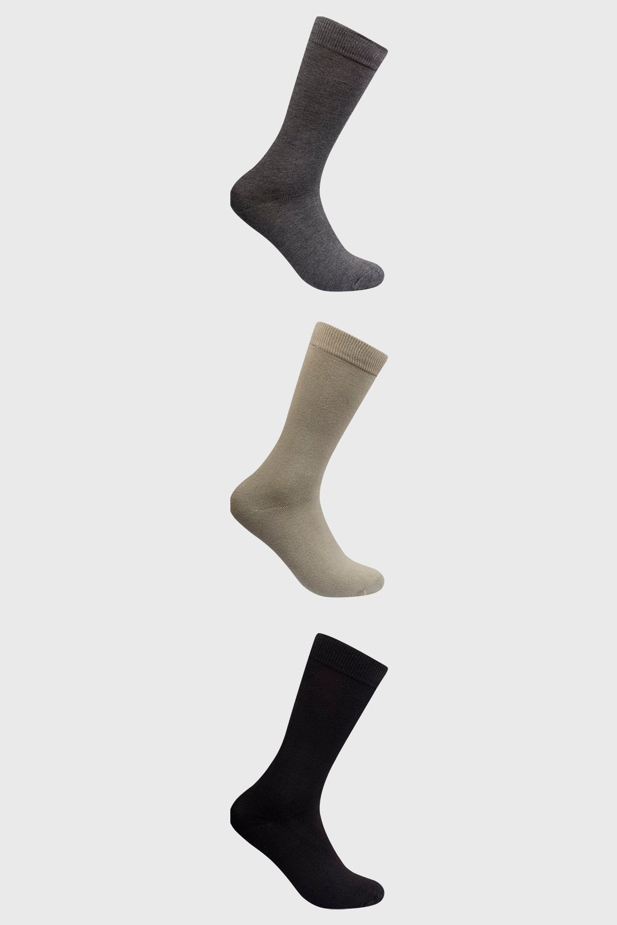 Calcetín Hombre Tripack Negro