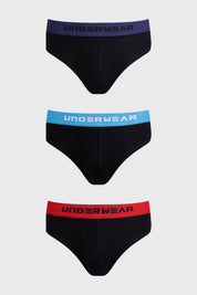 Boxer Hombre Tripack Liso Negro3