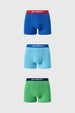 Boxer niño Tripack Colores Verde