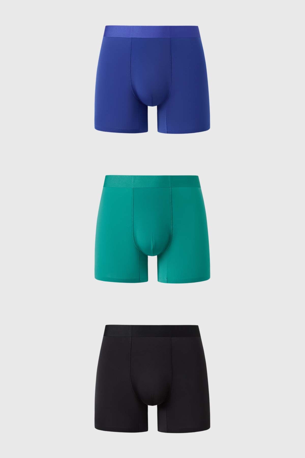 Boxer Hombre Tripack Azul