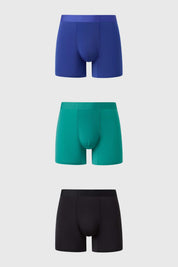 Boxer Hombre Tripack Azul