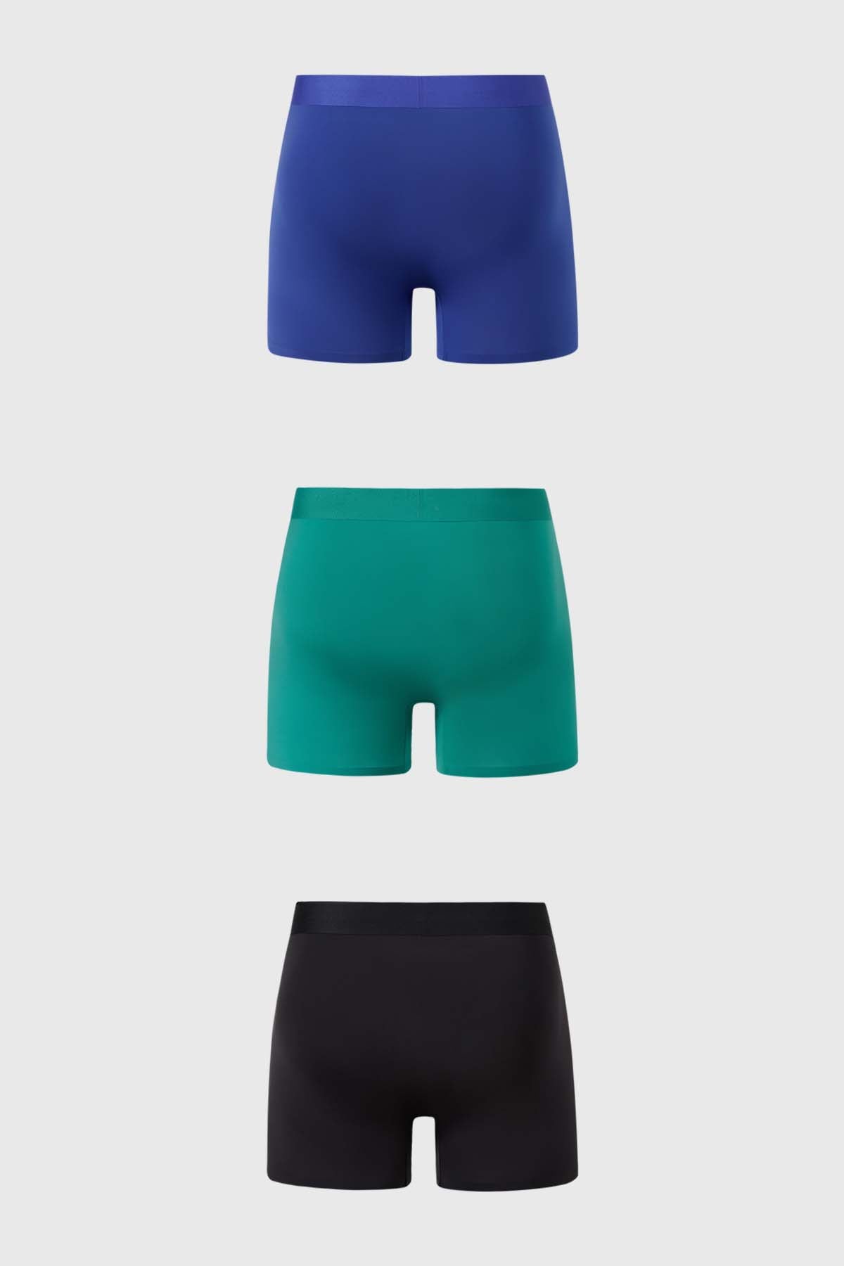 Boxer Hombre Tripack Azul
